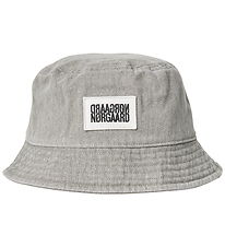 Mads Nørgaard Bøllehat - Washed Cotten Twill - Grey Melange