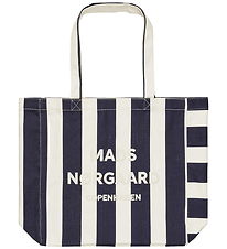 Mads Nørgaard Shopper - Boutiqno Athene - Stripe Aop Sky Captain
