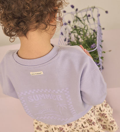 En Fant Sweatshirt - Purple Heather