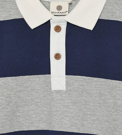 En Fant Polo - Light Grey Melange