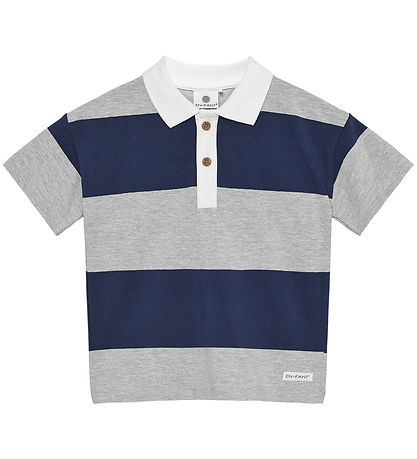 En Fant Polo - Light Grey Melange