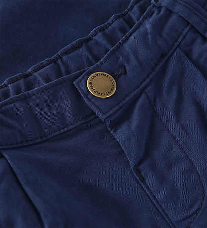 En Fant Bukser - Woven - Medieval Blue