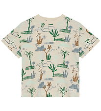 En Fant T-shirt - Slub Aop - Fog