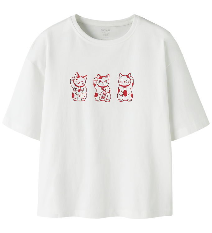 NAME IT T-shirt Julmo Bright White