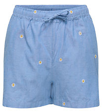 Kids Only Shorts - KogMalou - Cashmere Blue/EMB Daisy