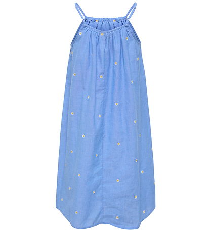 Kids Only Kjole - KogMalou - Cashmere Blue/EMB Daisy