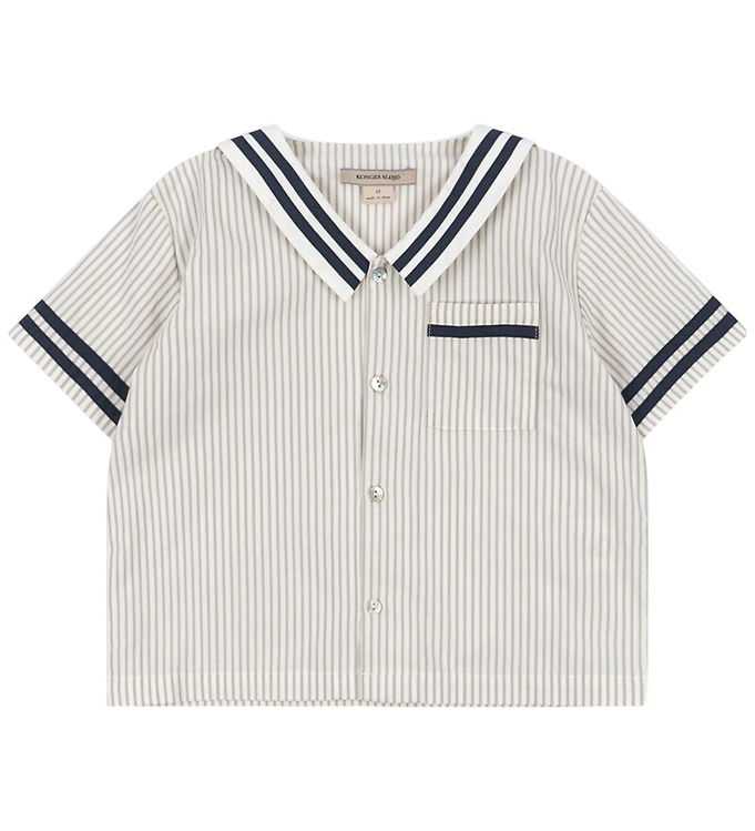 Konges Sløjd Skjorte - Allie - Bleu Stripe
