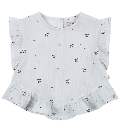 Konges Sløjd Top - Coco - Cherry Blue Coeur