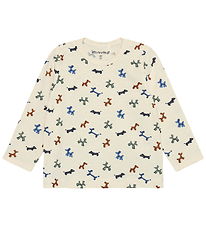Minymo Bluse - White Swan