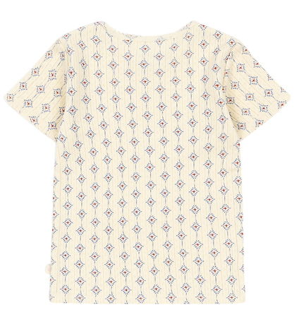 Konges Sløjd T-shirt - Hulmønster - Minnie - Muro Blu