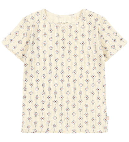 Konges Sløjd T-shirt - Hulmønster - Minnie - Muro Blu