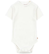 Konges Sløjd Body k/æ - Hulmønster - Minnie - Optic White