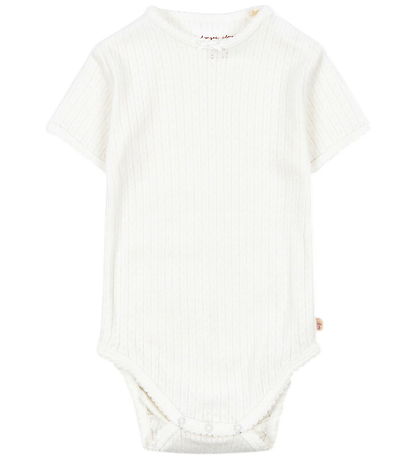 Konges Sløjd Body k/æ - Hulmønster - Minnie - Optic White