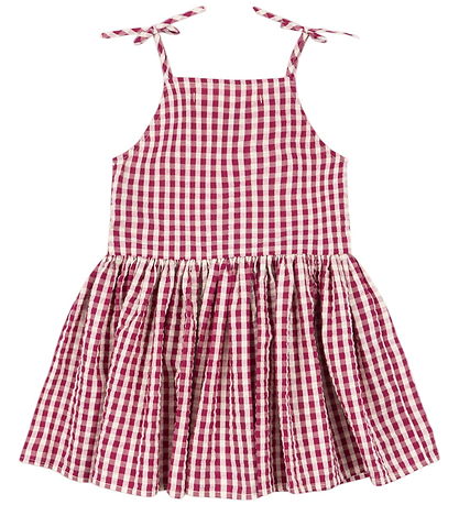 Konges Sløjd Kjole - Isotta - Raspberry Check