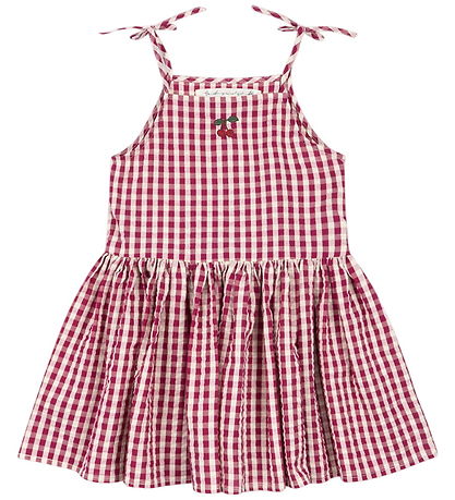 Konges Sløjd Kjole - Isotta - Raspberry Check