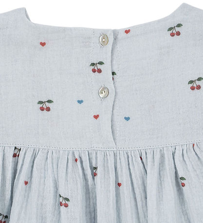 Konges Sløjd Kjole - Coco - Cherry Blue Coeur