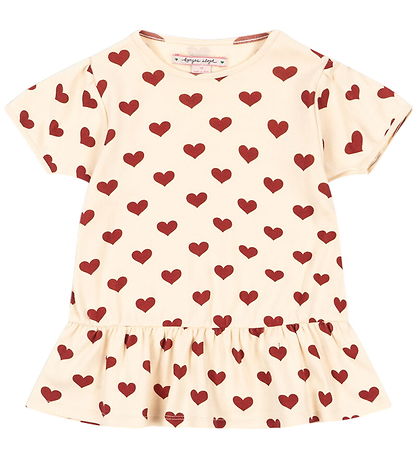 Konges Sløjd T-shirt - Basic Frill - Amour Rouge