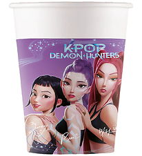 Decorata Party Papkrus - 8-pak - 200 ml - K-Pop Demon Hunters