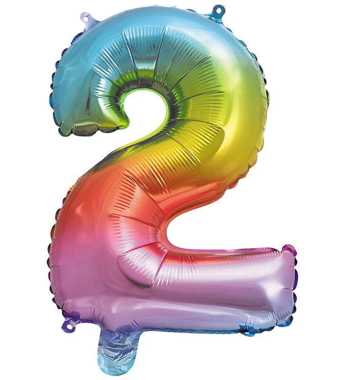 Decorata Party Folieballon - 32 cm - No 2 - Rainbow