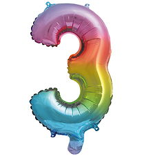 Decorata Party Folieballon - 31 cm - No 3 - Rainbow