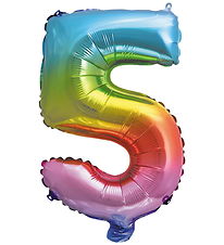 Decorata Party Folieballon - 30 cm - No 5 - Rainbow