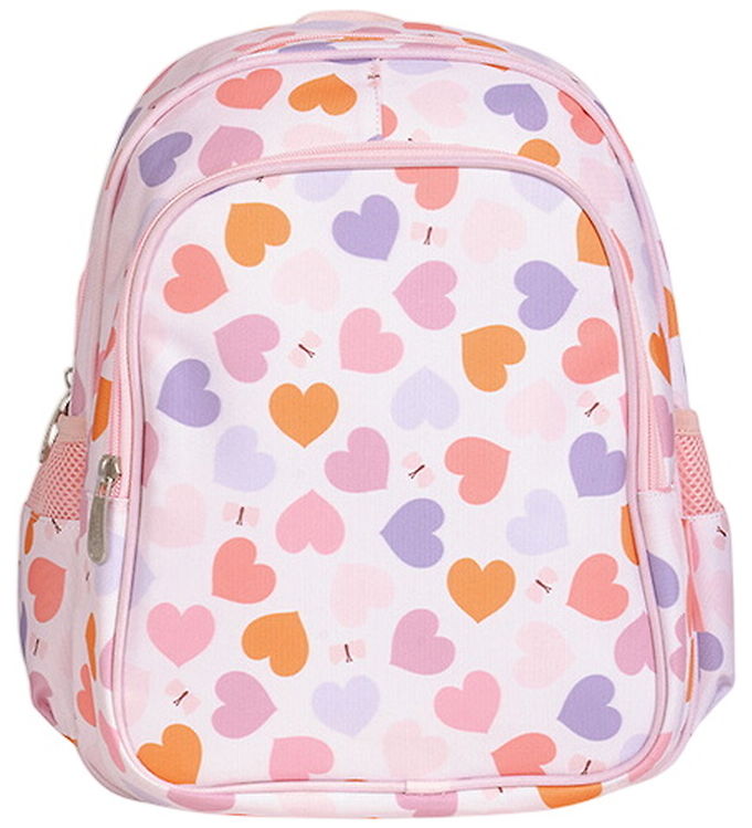 A Little Lovely Company Hearts - Rygsæk m. Kølelomme - Pink