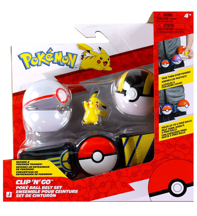 Pokémon Bæltesæt - Pikachu - Clip 'N' Go