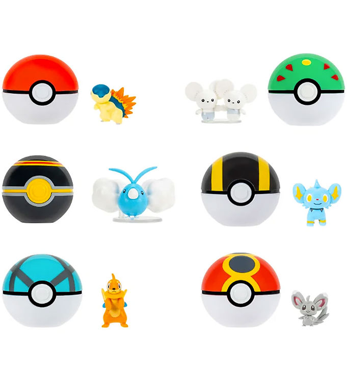 Pokémon Figur - Clip 'N' Go - Assorteret