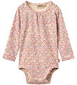 Wheat Body l/æ - Liv - Magenta Heart Flowers