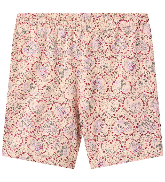 Wheat Cykelshorts - Anne - Magenta Heart Flowers