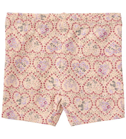 Wheat Cykelshorts - Anne - Magenta Heart Flowers