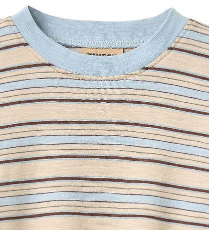 Wheat Bluse - Johan - Multi Blue Stripe
