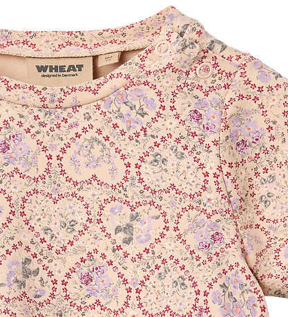 Wheat Kjole - Anna - Magenta Heart Flowers