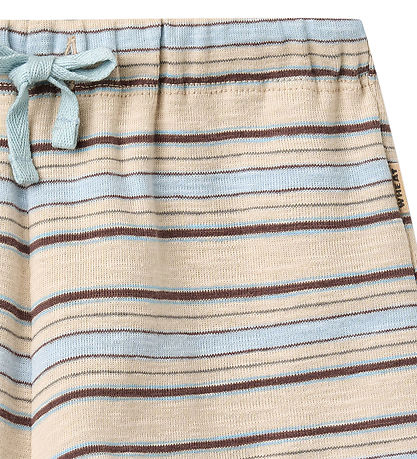 Wheat Shorts - Vic - Multi Blue Stripe