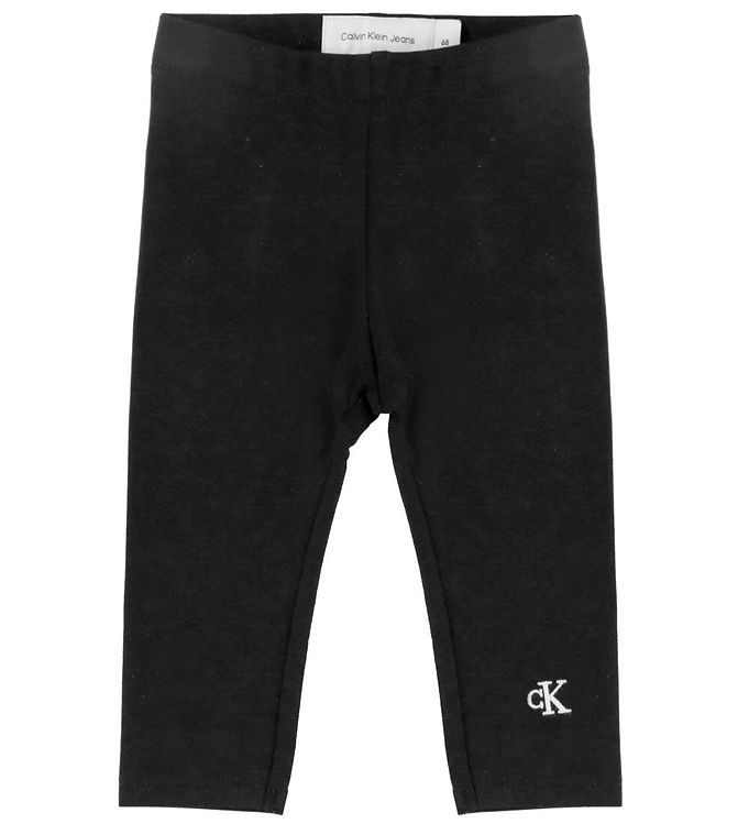 Calvin Klein Leggings - Monologo - Sort