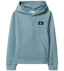 Calvin Klein Hættetrøje - Terry - Citadel Blue