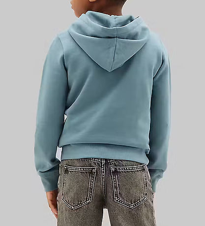 Calvin Klein Hættetrøje - Terry - Citadel Blue