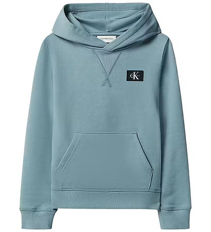 Calvin Klein Hættetrøje - Terry - Citadel Blue