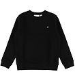 Calvin Klein Sweatshirt - Mini Badge - Sort