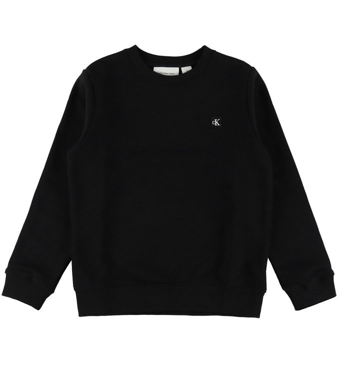 Calvin Klein Sweatshirt - Mini Badge - Sort