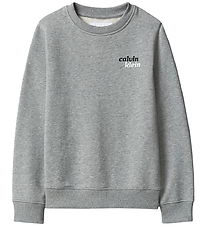 Calvin Klein Sweatshirt - Logo - Medium Grey/ Heather Grey