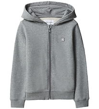 Calvin Klein Cardigan - Mini Badge - Medium Grey/ Heather Grey