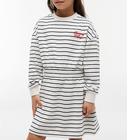 Tommy Hilfiger Kjole - Dark Night Navy Stripes