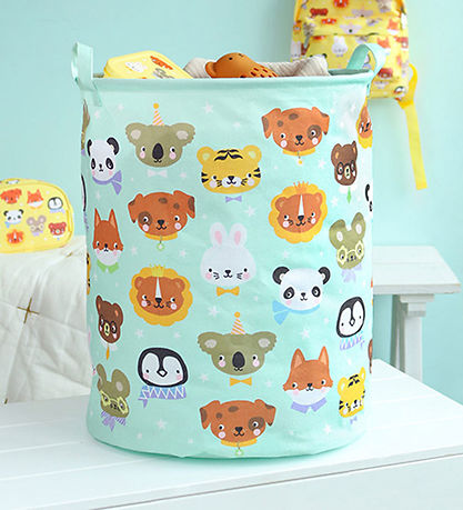 A Little Lovely Company Kurv - Animal Friends