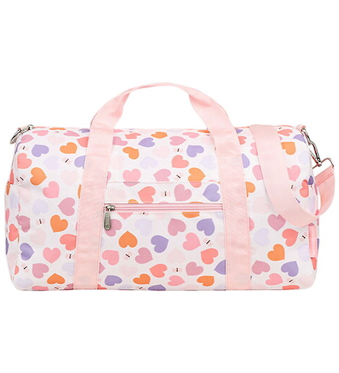 A Little Lovely Company Hearts - Weekendtaske - Unisex - Pink