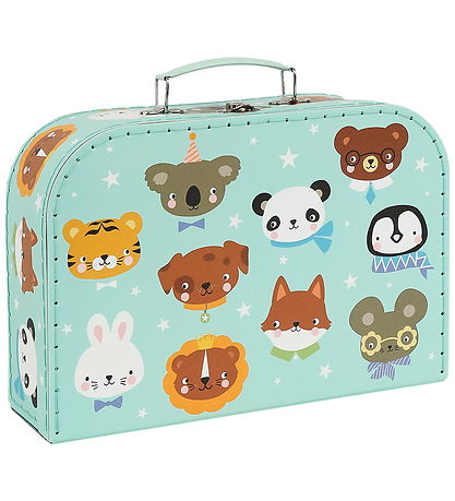 A Little Lovely Company Kuffert - 2-pak - Animal Friends