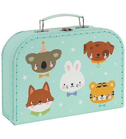 A Little Lovely Company Kuffert - 2-pak - Animal Friends