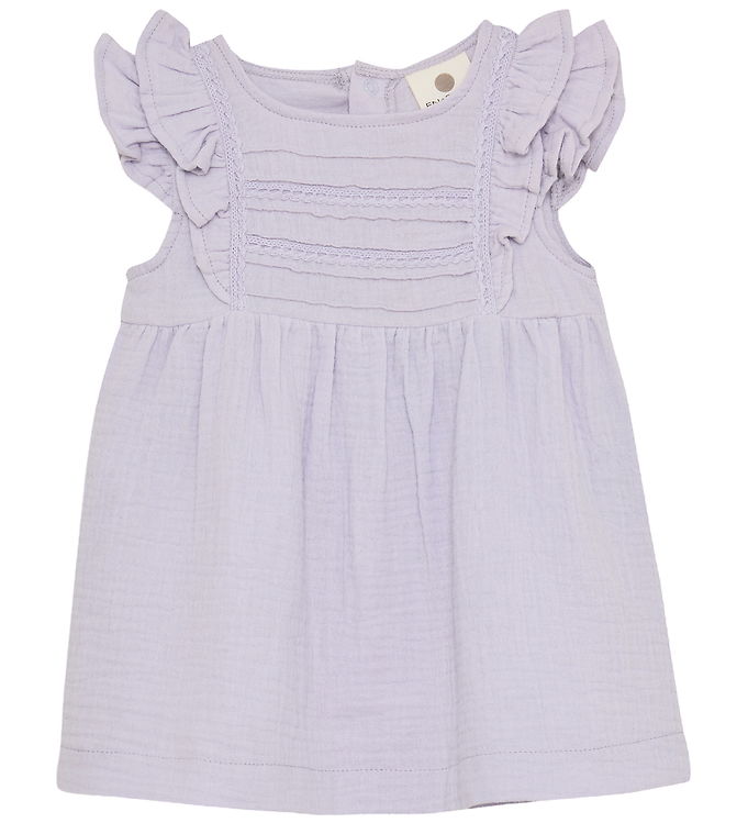 En Fant Kjole - Muslin - Purple Heather billede