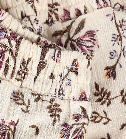 En Fant Bloomers - Floral Woven - Eggnog