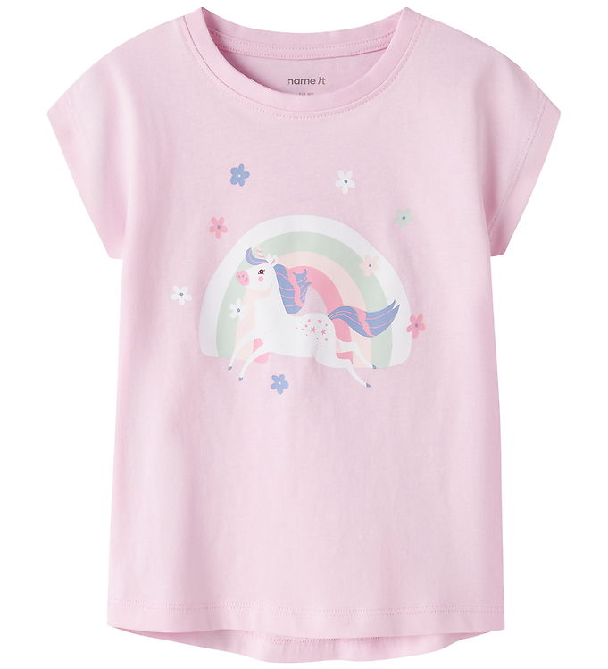 Name It T-shirt - NmfVigea - Pirouette/Rainbow Unicorn